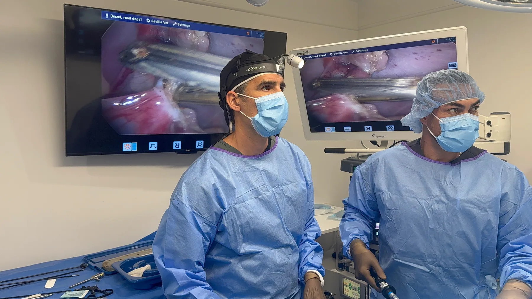 Wide view of the laparoscopic operating room in Santa Monica